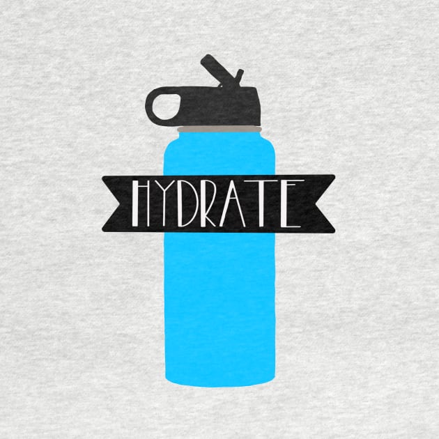 Hydrate Water Bottle by maddie55meadows